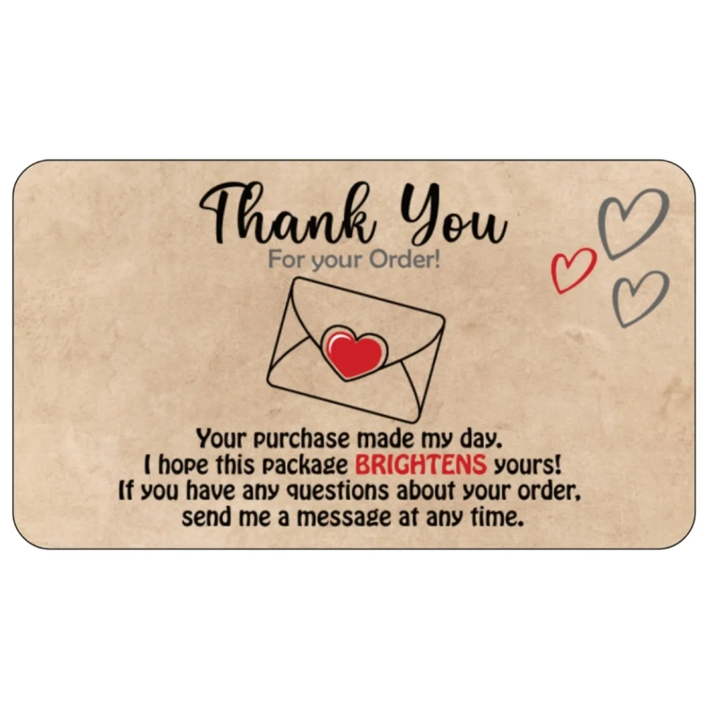 ♥️ 5x25 / 50 Thank You Cards